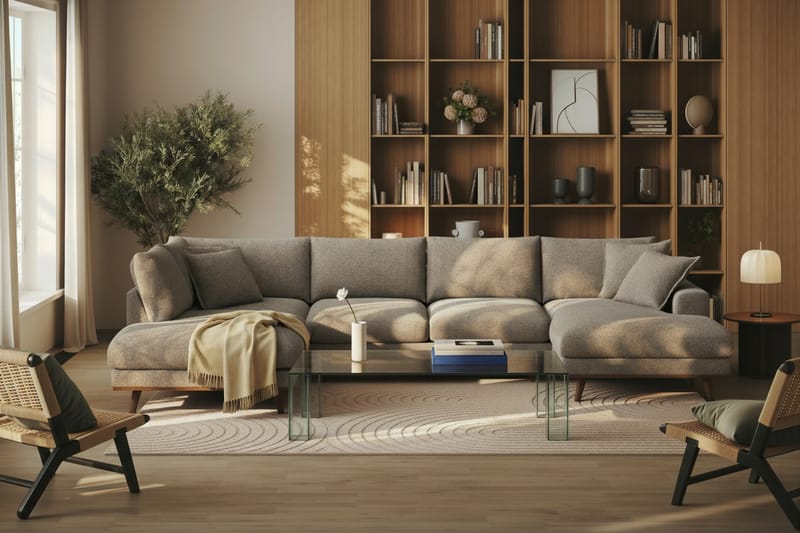 Tetsuya Rektangulärt Soffbord 140x60x30 cm i Glas - Transparent - Möbler - Vardagsrum - Soffbord & vardagsrumsbord - Soffbord