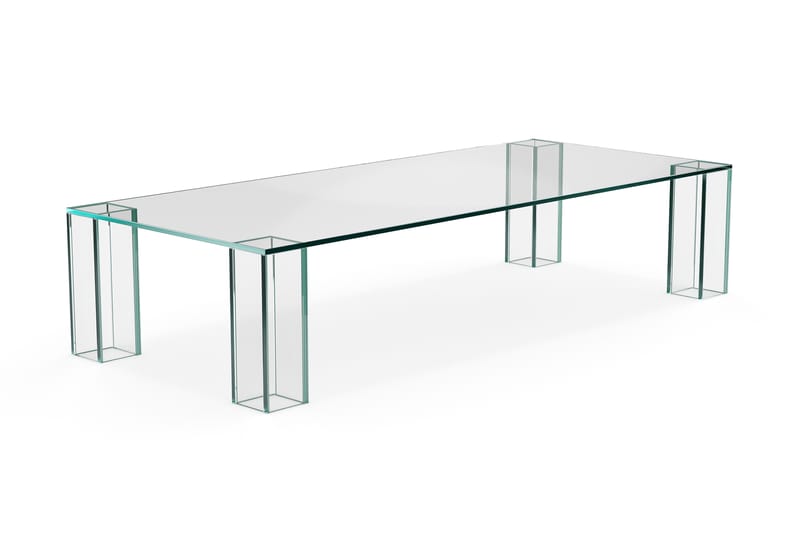Tetsuya Soffbord 140 cm - Transparent - Möbler - Vardagsrum - Soffbord & vardagsrumsbord - Soffbord