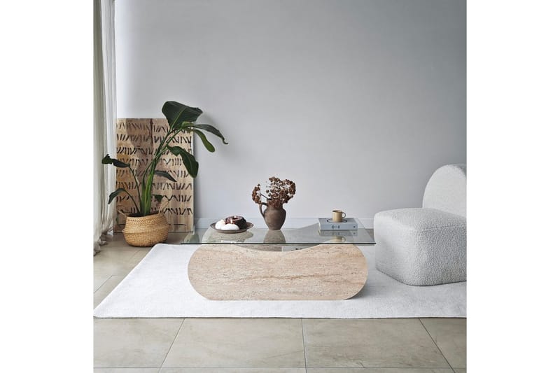 Tevrin Soffbord 105 cm - Natur - Möbler - Vardagsrum - Soffbord & vardagsrumsbord - Soffbord