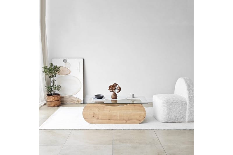 Tevrin Soffbord 105 cm - Natural - Möbler - Vardagsrum - Soffbord & vardagsrumsbord - Soffbord