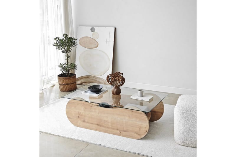 Tevrin Soffbord 105 cm - Natural - Möbler - Vardagsrum - Soffbord & vardagsrumsbord - Soffbord