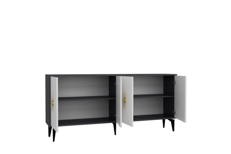 Thylen Konsollbord 180 cm - Antracit/Vit - Möbler - Vardagsrum - Soffbord & vardagsrumsbord - Avlastningsbord & konsolbord