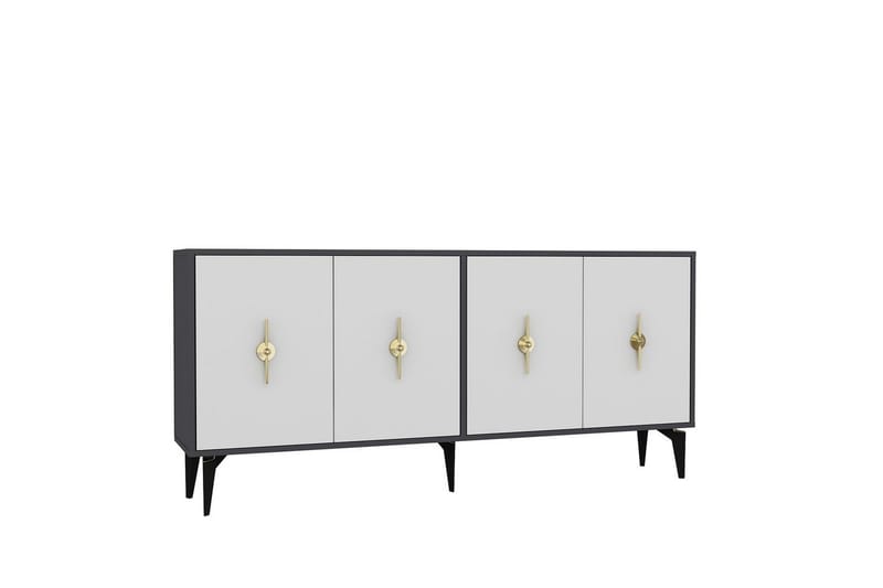 Thylen Konsollbord 180 cm - Antracit/Vit - Möbler - Vardagsrum - Soffbord & vardagsrumsbord - Avlastningsbord & konsolbord