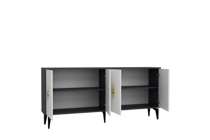 Thylen Konsollbord 180 cm - Antracit/Vit - Möbler - Vardagsrum - Soffbord & vardagsrumsbord - Avlastningsbord & konsolbord