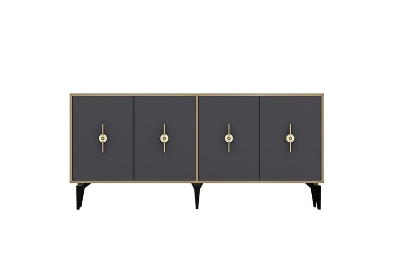 Thylen Konsollbord 180 cm - Ek/Antracit - Möbler - Vardagsrum - Soffbord & vardagsrumsbord - Avlastningsbord & konsolbord