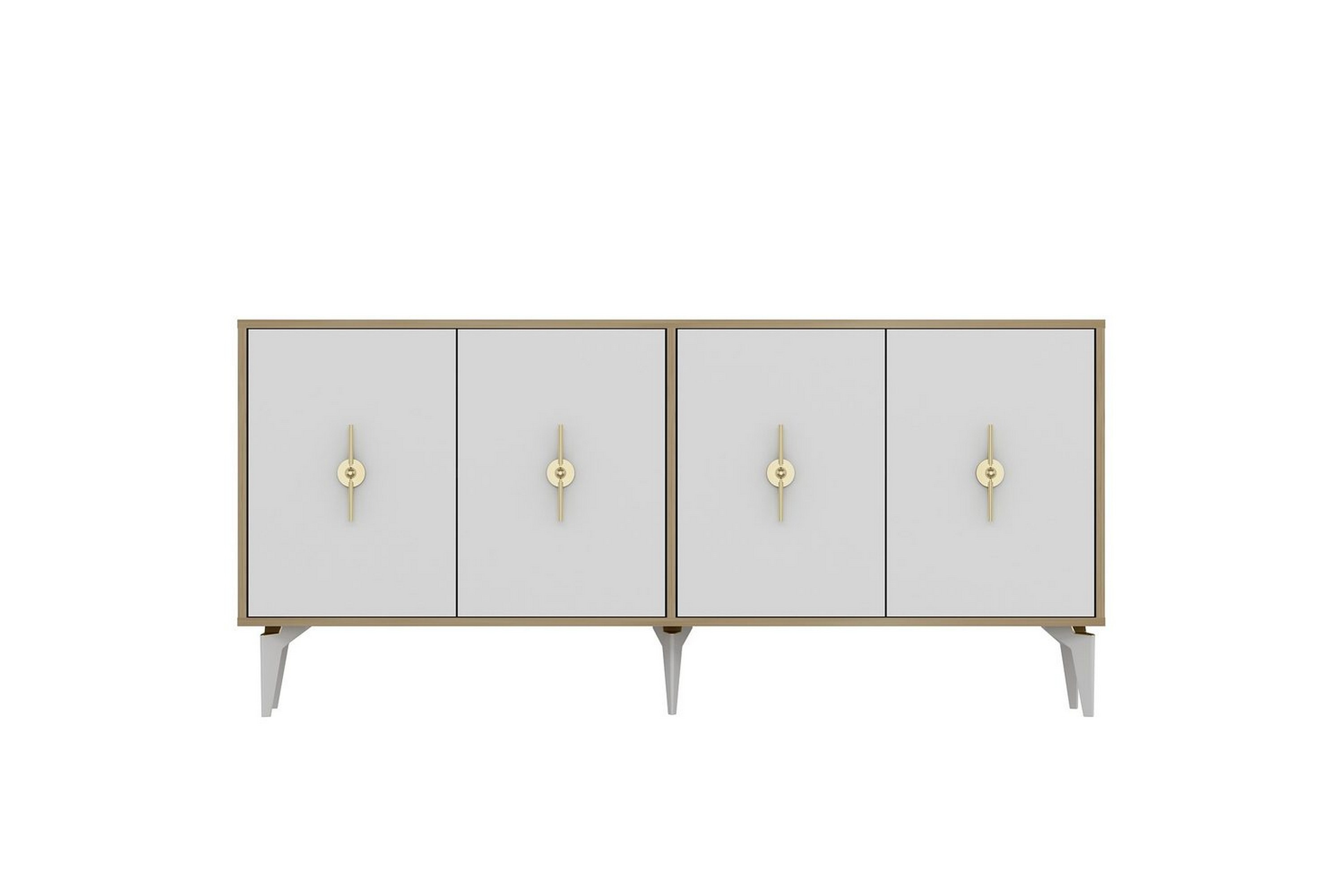 thylen konsollbord 180 cm - ek/vit