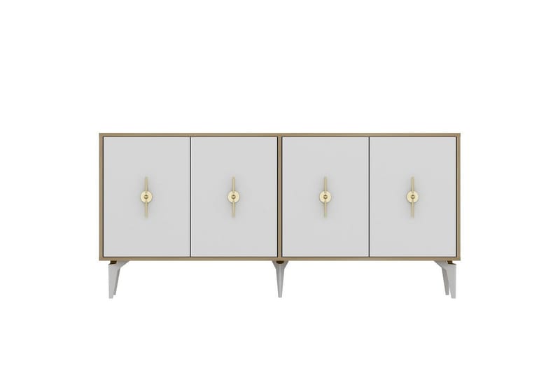 Thylen Konsollbord 180 cm - Ek/Vit - Möbler - Vardagsrum - Soffbord & vardagsrumsbord - Avlastningsbord & konsolbord