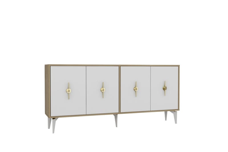 Thylen Konsollbord 180 cm - Ek/Vit - Möbler - Vardagsrum - Soffbord & vardagsrumsbord - Avlastningsbord & konsolbord