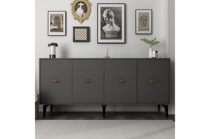 Thyros Konsollbord 180 cm - Antracit - Möbler - Vardagsrum - Soffbord & vardagsrumsbord - Avlastningsbord & konsolbord