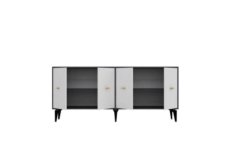 Thyros Konsollbord 180 cm - Antracit/Vit - Möbler - Vardagsrum - Soffbord & vardagsrumsbord - Avlastningsbord & konsolbord