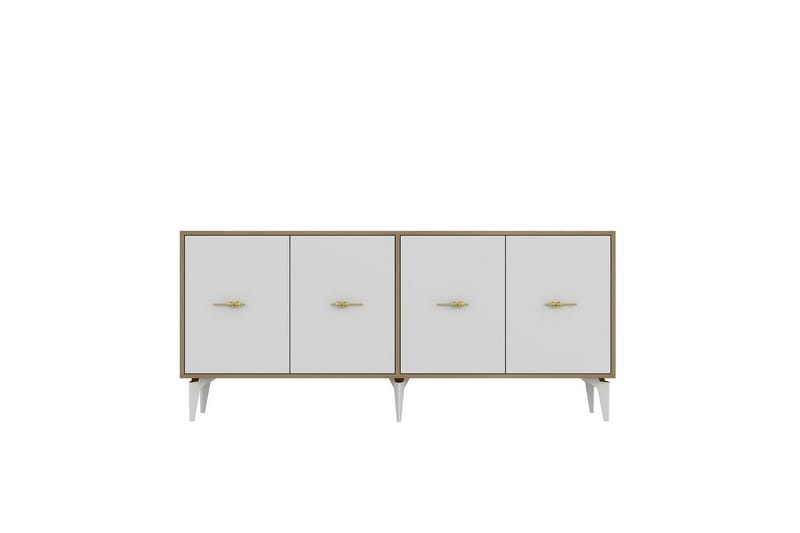 Thyros Konsollbord 180 cm - Ek/Vit - Möbler - Vardagsrum - Soffbord & vardagsrumsbord - Avlastningsbord & konsolbord