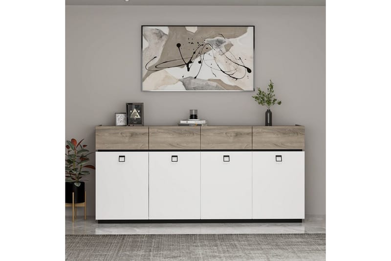 Tolwin Konsollbord 180 cm - Svart/Vit - Möbler - Vardagsrum - Soffbord & vardagsrumsbord - Avlastningsbord & konsolbord