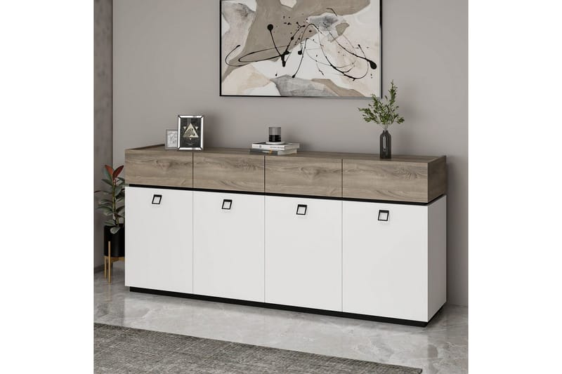 Tolwin Konsollbord 180 cm - Svart/Vit - Möbler - Vardagsrum - Soffbord & vardagsrumsbord - Avlastningsbord & konsolbord
