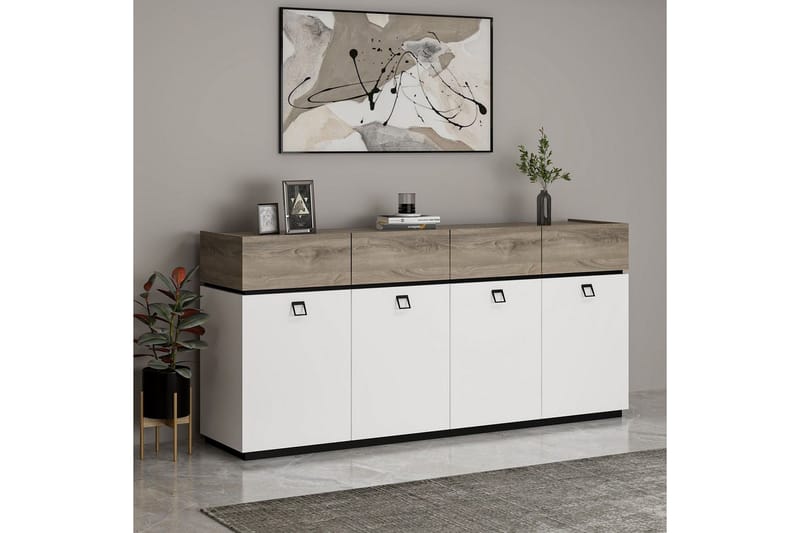 Tolwin Konsollbord 180 cm - Svart/Vit - Möbler - Vardagsrum - Soffbord & vardagsrumsbord - Avlastningsbord & konsolbord