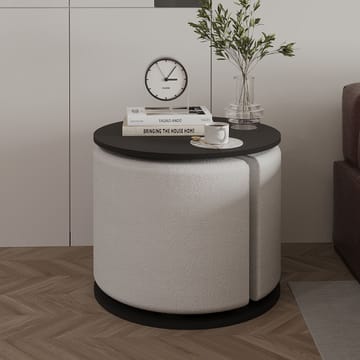 Torven Set med sidobord 43x47x43 cm - Antracit - Möbler - Vardagsrum - Soffbord & vardagsrumsbord - Brickbord