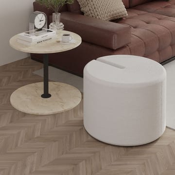 Torven Set med sidobord 43x47x43 cm - Travertin - Möbler - Vardagsrum - Soffbord & vardagsrumsbord - Brickbord
