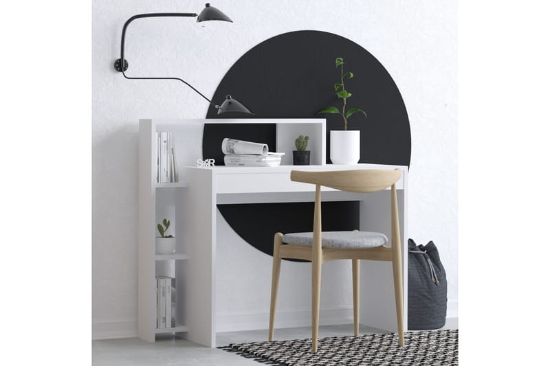 TRELLA Skrivbord 95x45 cm Vit - Möbler - Hemmakontor - Skrivbord