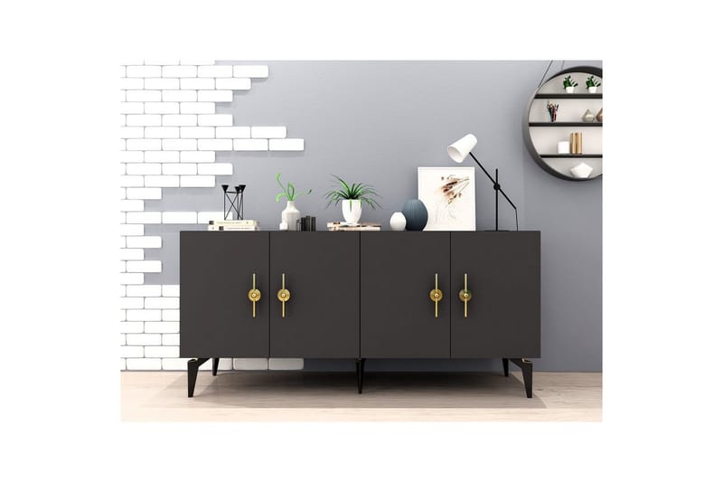 Ulmar Konsollbord 150 cm - Antracit - Möbler - Vardagsrum - Soffbord & vardagsrumsbord - Avlastningsbord & konsolbord