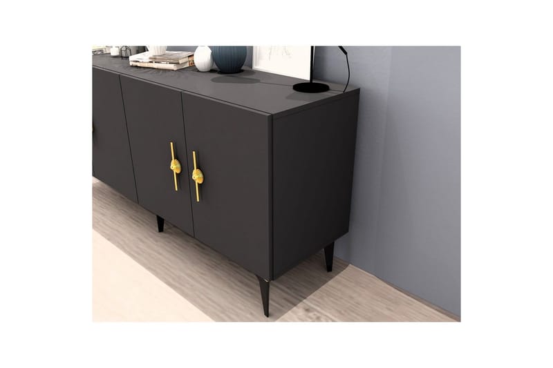 Ulmar Konsollbord 150 cm - Antracit - Möbler - Vardagsrum - Soffbord & vardagsrumsbord - Avlastningsbord & konsolbord