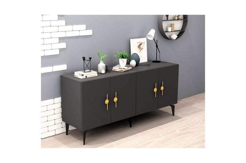 Ulmar Konsollbord 150 cm - Antracit - Möbler - Vardagsrum - Soffbord & vardagsrumsbord - Avlastningsbord & konsolbord
