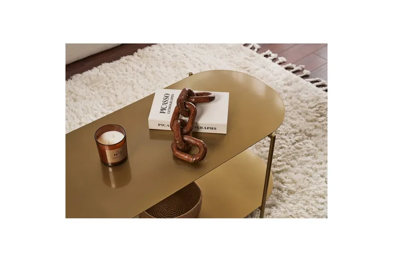 Ulvo Soffbord 100 cm - Guld - Möbler - Vardagsrum - Soffbord & vardagsrumsbord - Soffbord