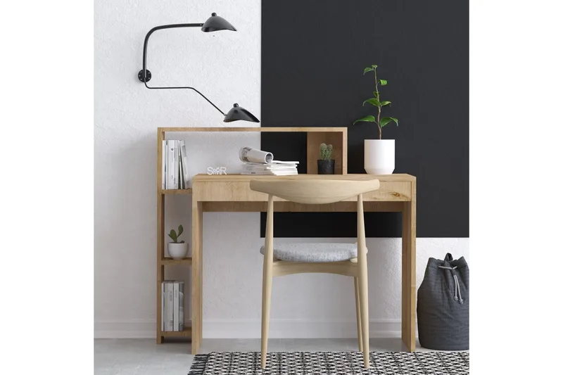 Uma Skrivbord 95x45 cm Brun - Hanah Home - Möbler - Hemmakontor - Skrivbord