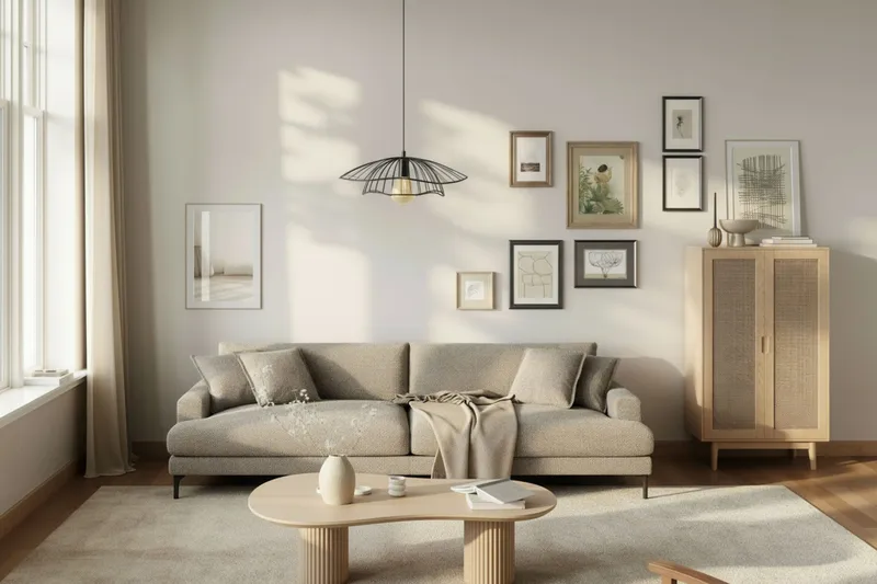 Uppveda Asymmetriskt Soffbord 130x70 cm med Travertinutseende - Beige - Möbler - Vardagsrum - Soffbord & vardagsrumsbord - Soffbord