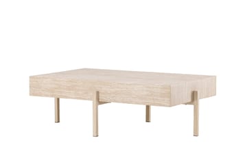 Vadholmen Soffbord 130x82 cm Rektangulär - Whitewash - Möbler - Vardagsrum - Soffbord & vardagsrumsbord - Soffbord