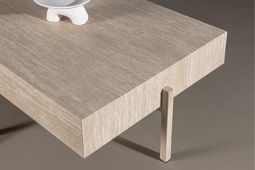 Vadholmen Soffbord 130x82 cm Rektangulär - Whitewash - Möbler - Vardagsrum - Soffbord & vardagsrumsbord - Soffbord