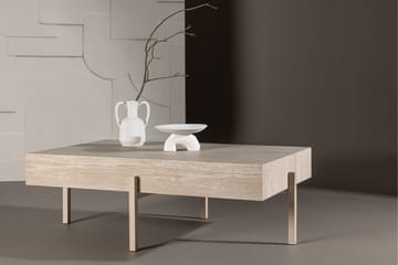 Vadholmen Soffbord 130x82 cm Rektangulär - Whitewash - Möbler - Vardagsrum - Soffbord & vardagsrumsbord - Soffbord
