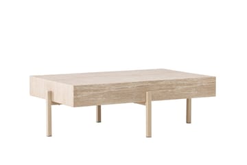 Vadholmen Soffbord 130x82 cm Rektangulär - Whitewash - Möbler - Vardagsrum - Soffbord & vardagsrumsbord - Soffbord