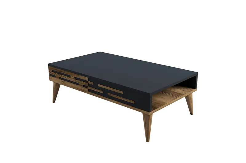 Valensiya Soffbord 105 cm, Valnöt/Antracit