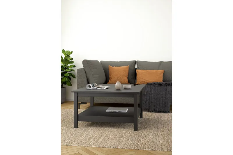 Vallvidera Soffbord 81 cm - Svart - Möbler - Vardagsrum - Soffbord & vardagsrumsbord - Soffbord