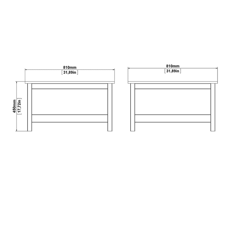 Vallvidera Soffbord 81 cm - Möbler - Vardagsrum - Soffbord & vardagsrumsbord - Soffbord