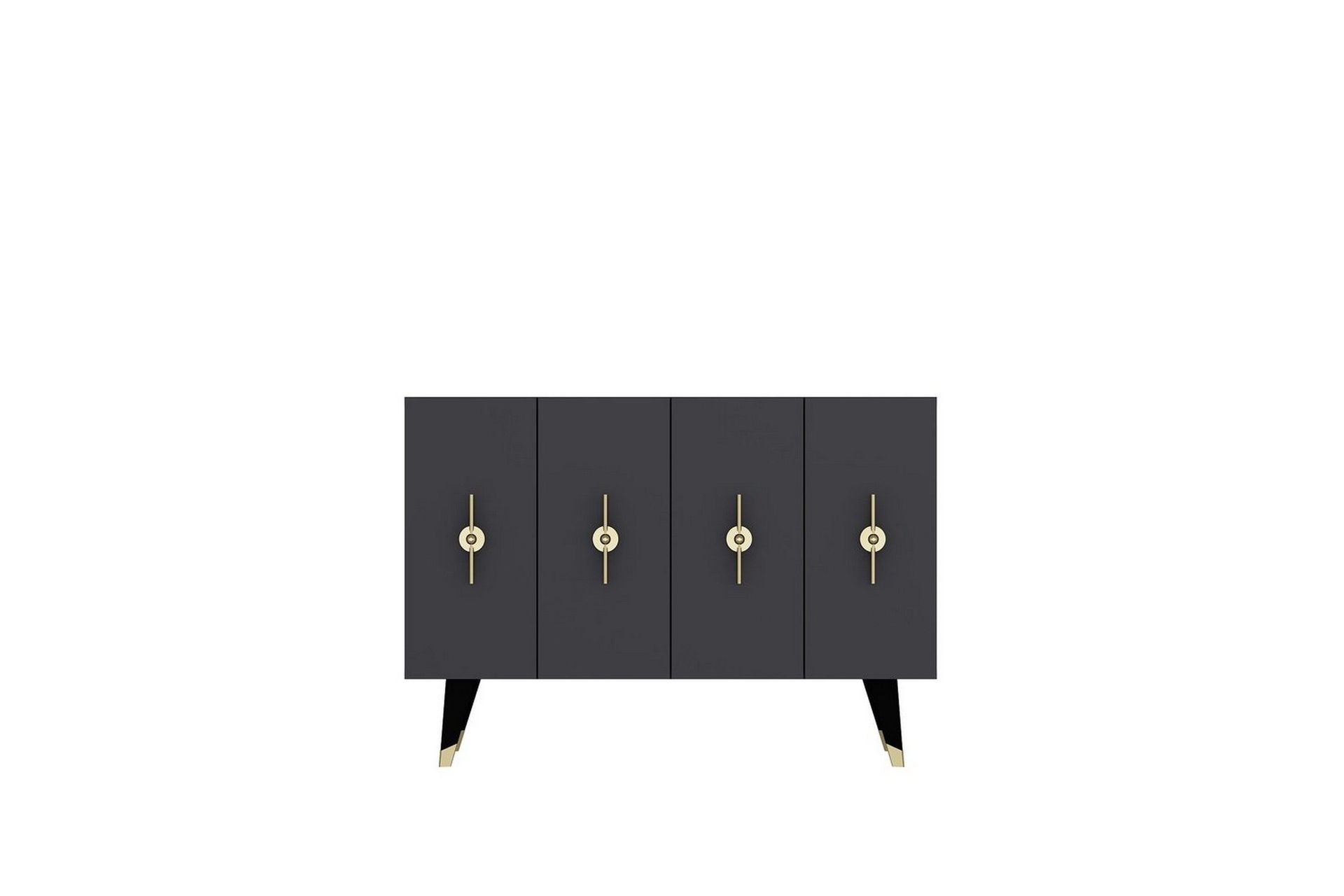 varen konsollbord 120 cm - guld/antracit