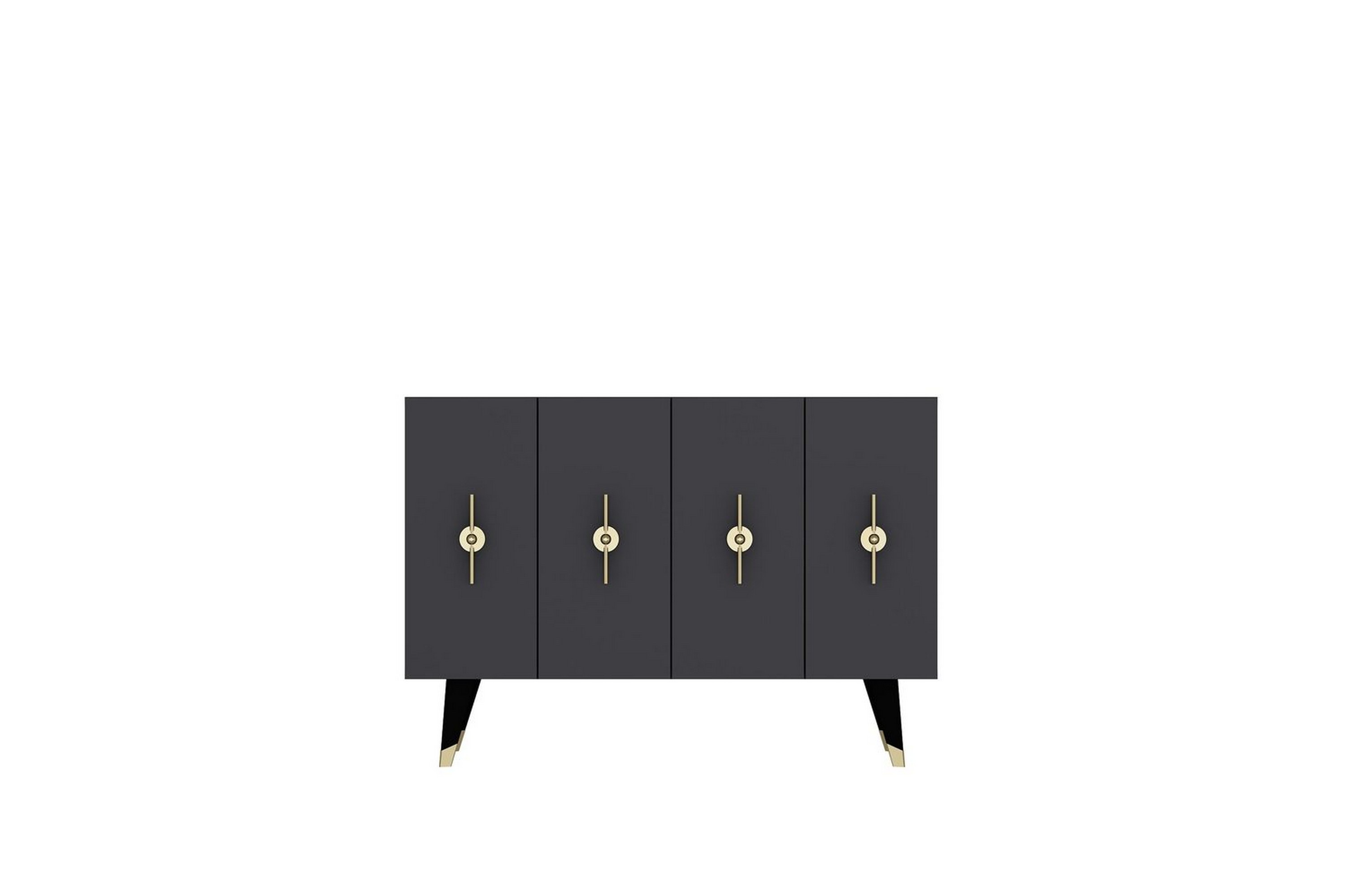 varen konsollbord 120 cm - guld/antracit