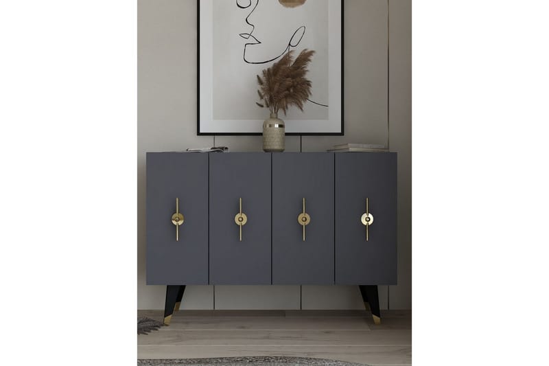 Varen Konsollbord 120 cm - Guld/Antracit - Möbler - Vardagsrum - Soffbord & vardagsrumsbord - Avlastningsbord & konsolbord
