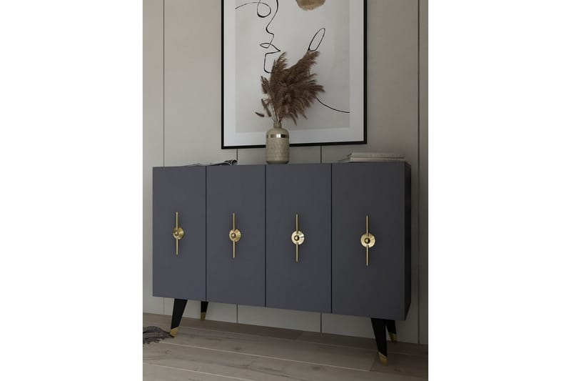 Varen Konsollbord 120 cm - Guld/Antracit - Möbler - Vardagsrum - Soffbord & vardagsrumsbord - Avlastningsbord & konsolbord