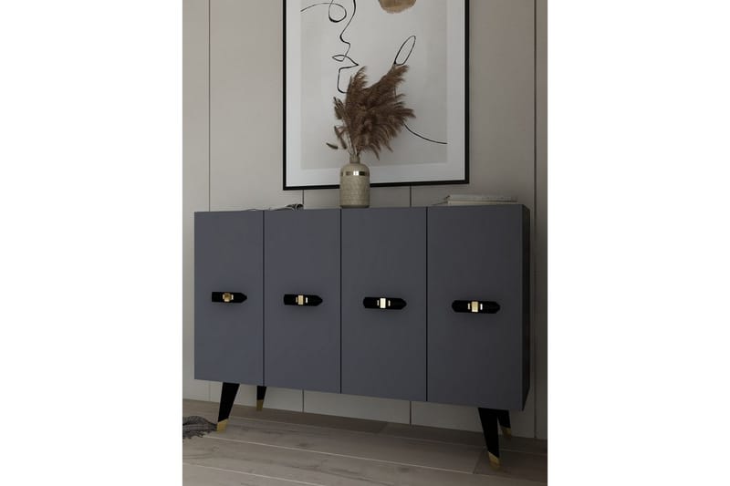 Varen Konsollbord 120 cm - Guld/Antracit - Möbler - Vardagsrum - Soffbord & vardagsrumsbord - Avlastningsbord & konsolbord