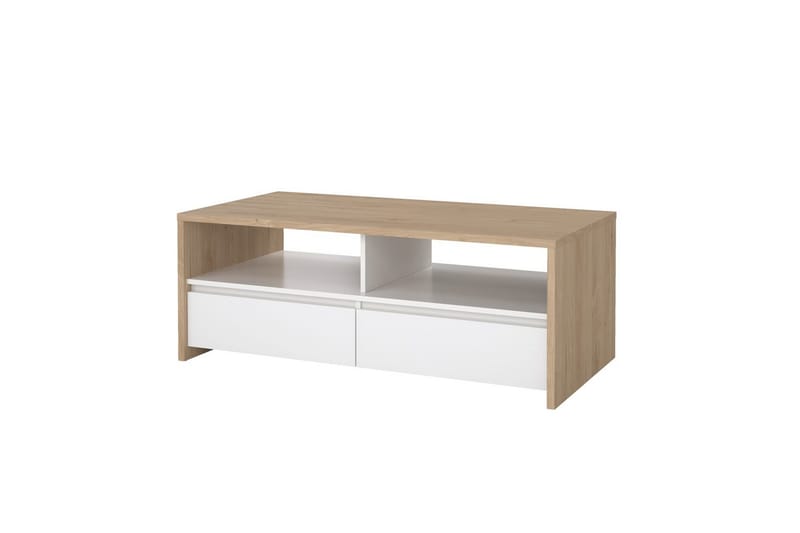 Varun Soffbord 120 cm - Vit/Natur - Möbler - Vardagsrum - Soffbord & vardagsrumsbord - Soffbord
