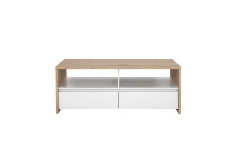 Varun Soffbord 120 cm - Vit/Natur - Möbler - Vardagsrum - Soffbord & vardagsrumsbord - Soffbord