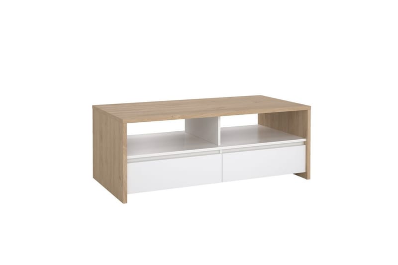 Varun Soffbord 120 cm - Vit/Natur - Möbler - Vardagsrum - Soffbord & vardagsrumsbord - Soffbord