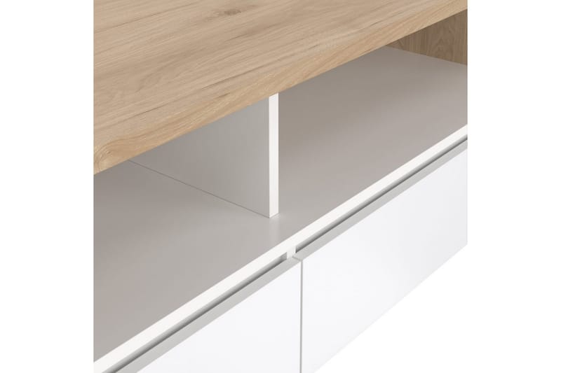 Varun Soffbord 120 cm - Vit/Natur - Möbler - Vardagsrum - Soffbord & vardagsrumsbord - Soffbord