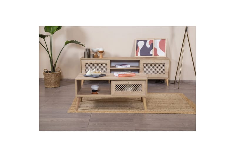 Velin Soffbord 55 cm - Mediumfärgat trä - Möbler - Vardagsrum - Soffbord & vardagsrumsbord - Soffbord