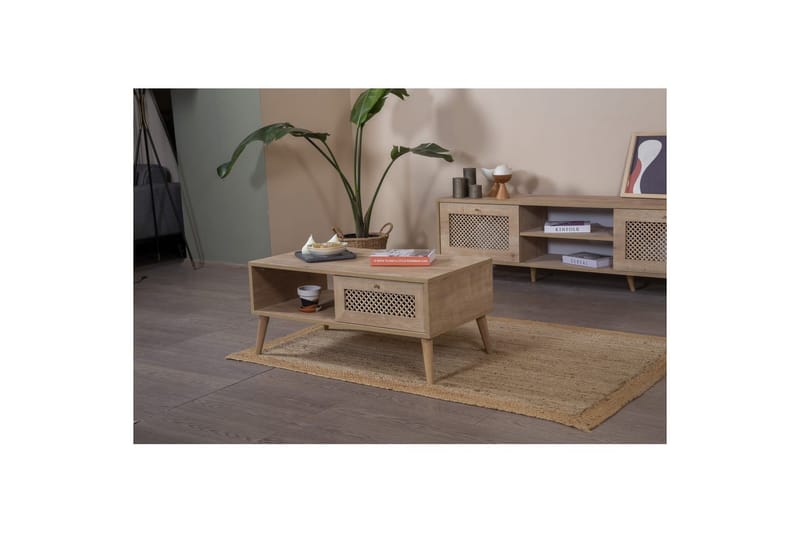 Velin Soffbord 55 cm - Mediumfärgat trä - Möbler - Vardagsrum - Soffbord & vardagsrumsbord - Soffbord