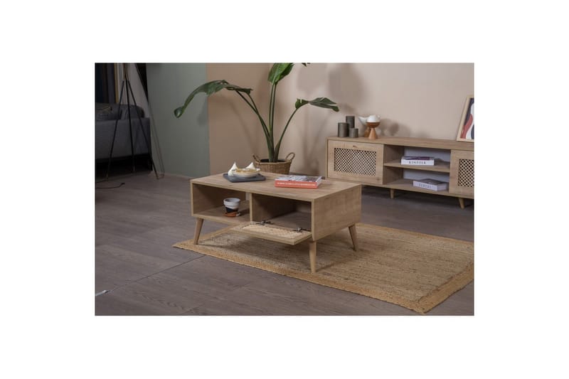 Velin Soffbord 55 cm - Mediumfärgat trä - Möbler - Vardagsrum - Soffbord & vardagsrumsbord - Soffbord
