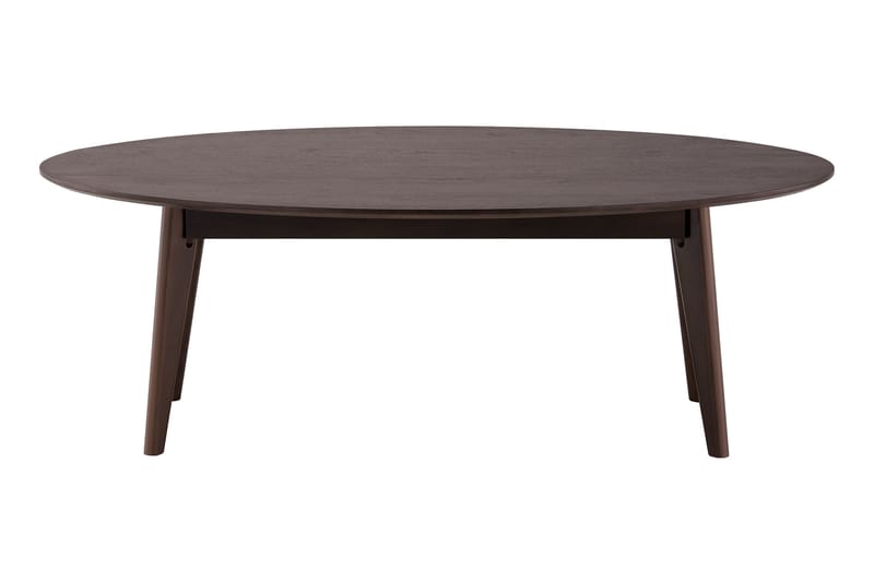 Velo Ovalt Soffbord 130x65 cm med Trä- och Rökt Ek-utseende - Rökt ek - Möbler - Vardagsrum - Soffbord & vardagsrumsbord - Soffbord