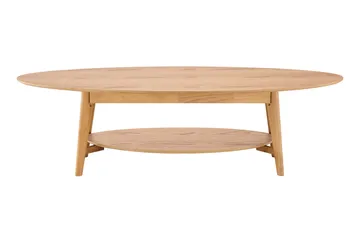 Velo Soffbord Oval 160 cm i trä - Ek - Möbler - Vardagsrum - Soffbord & vardagsrumsbord - Soffbord