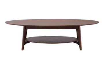 Velo Soffbord Oval 160 cm i trä - Valnöt - Möbler - Vardagsrum - Soffbord & vardagsrumsbord - Soffbord