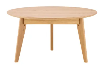 Velo Soffbord Rund 85 cm Massivt trä - Ek - Möbler - Vardagsrum - Soffbord & vardagsrumsbord - Soffbord